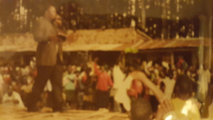 Crusade at Sango market in Bungoma county in Kenya