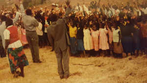 Crusade in Kenya at Mengo village