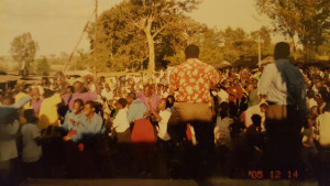 Crusade in Lukhuna, Kenya - many gave their lives to Christ