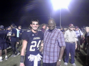 Bro Robert at football game