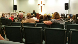 Bro. Makona preaching at motorcycle association members (church ) manassas, Virginia. Oct 11th 2015.