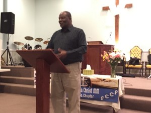 Bro. Makona preaching in manassas , Virginia - motorcycle Christian association (church ) October 11th 2015.