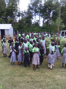 Pupils at Bishop Makona Academy