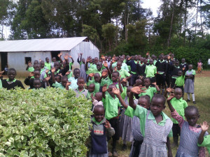 Pupils  (orphans) at Bishop Makona Academy.